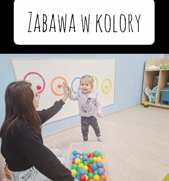 Na dzisiejszych zajęciach w&nbsp;żłobku dzieci utrwalały nazwy i&nbsp;rozpoznawanie kolorów 🌈 poprzez&nbsp;różnorodne, angażujące aktywności.